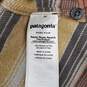 Patagonia WM's 100% Organic Cotton Gray & Yellow Long Sleeve Shirt Size 8 image number 3