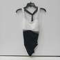 Women's Nike Gray/Black/White Swimsuit Size L image number 1