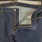 Lucky Brand Men Dark Wash Straight Baggy Jeans sz 46 image number 3