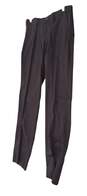 Bradley Allen Men's Gray Flat Front Pockets Straight Leg Dress Pants image number 1
