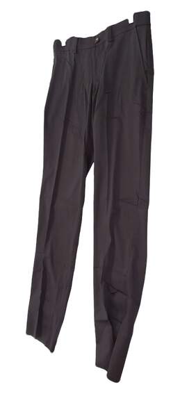 Bradley Allen Men's Gray Flat Front Pockets Straight Leg Dress Pants