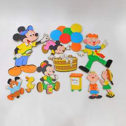 Vintage The Dolly Toy Co & Disney Mickey Mouse Wall Hangings