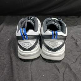 Men's New Balance White w/Royal Blue & Black Sneaker Size 9.5 alternative image