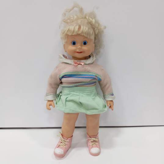 Vintage 1985 Playmate Cricket Talking Doll image number 1