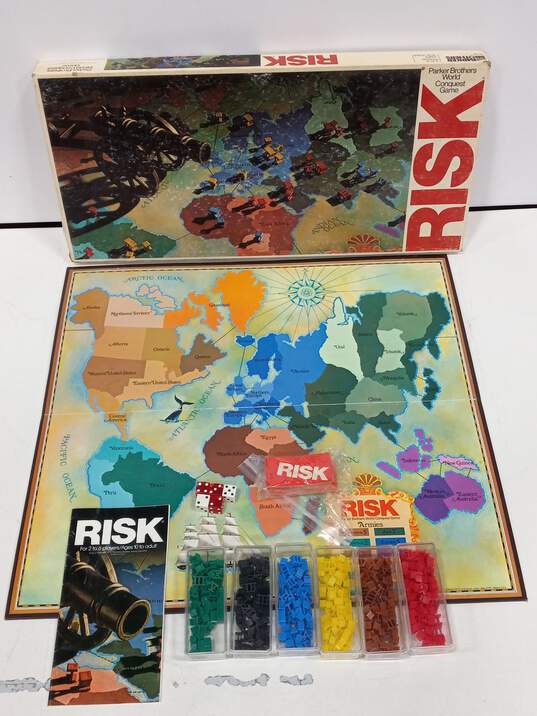 Vintage Parker Brothers Risk Board Game No.44 image number 1