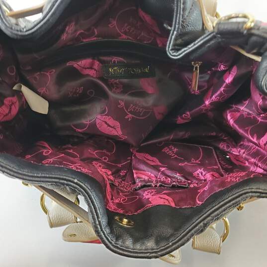 Betsey Johnson Multicolor Faux Leather Handbag image number 10