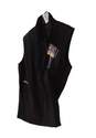 NWT Men Black Pockets Sleeveless Collared Full Zip Vest Size Large image number 2