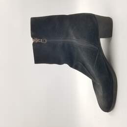 Salvatore Ferragamo Suede Ankle Boot Women's Sz 9 Black alternative image