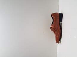 Hugo Vitelli Alligator Brown Men's Shoes Size 10.5 alternative image