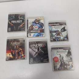 Lot of 6 PlayStation 3 Games