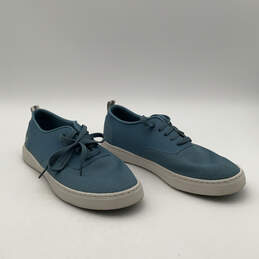 Mens Eco Knit Blue Round Top Lace-Up Low Top Golf Sneaker Shoes Size 10 alternative image
