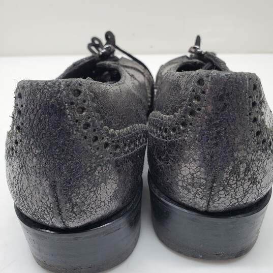 Stuart Weitzman Men's Black Dress Shoes Made in Spain For Repair image number 4