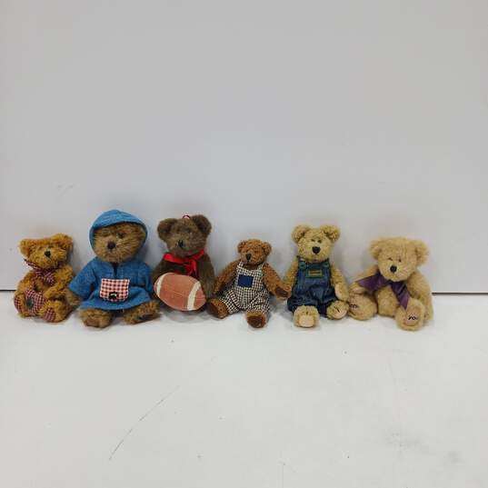 Bundle of 6 Assorted Boyds' Bears Stuffed Animals image number 1