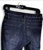 Womens Blue Medium Wash Stretch Pockets Denim Skinny Leg Jeans Size 6 image number 4