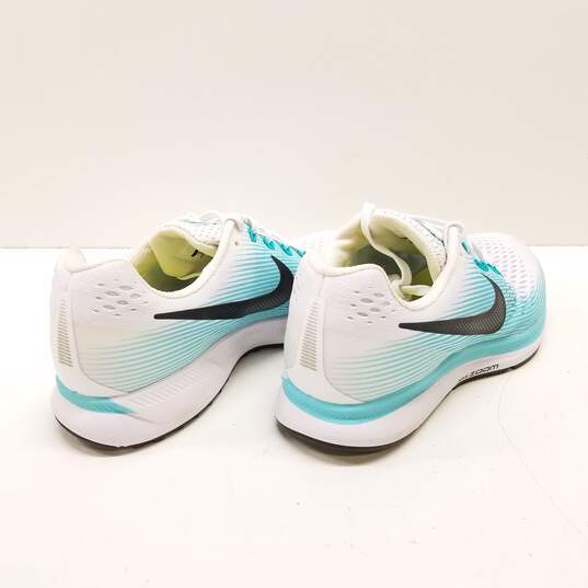 Nike Air Zoom Pegasus 34 White, Turquoise Sneakers 880560-101 Size 9 image number 4