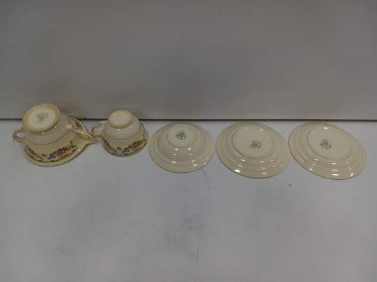 Vintage Crown Potteries Co. Assorted Dishes 5pc Bundle image number 2