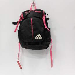 Adidas Black & Pink Backpack