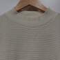 Madewell Women's Cream Mockneck Waffle Knit Sweatshirt Size M image number 2