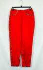 Vintage Dolce & Gabbana Women Red Pants Size S image number 1