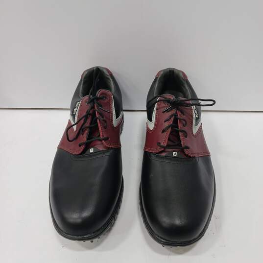 Footjoy Men's FJ Originals Black Leather Golf Shoes Size 11M image number 1