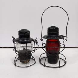 Vintage Dietz and Adams Kerosene Lamp Bundle