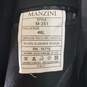 Manzini Men's Black Coat SZ 46L image number 4