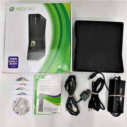 Microsoft Xbox 360 S 4 GB IOB w/ 5 Games Monster Jam