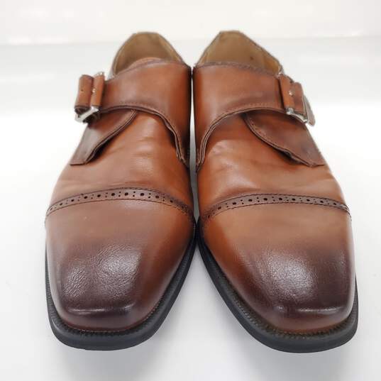 J75 Abel Men's Monk Strap Oxford Dress Shoes Size 8.5 image number 2
