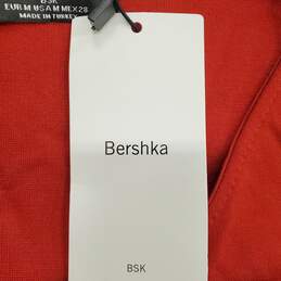 Bershka Women Red Long Sleeve Dress M NWT alternative image