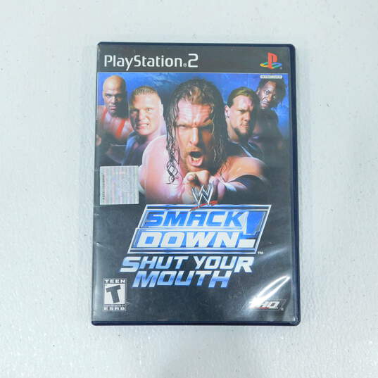 WWE Smackdown Shut Your Mouth Sony PlayStation 2 CIB image number 1
