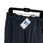 NWT Mens Gray Standard Fit Elastic Waist Straight Leg Track Pants Size M image number 3