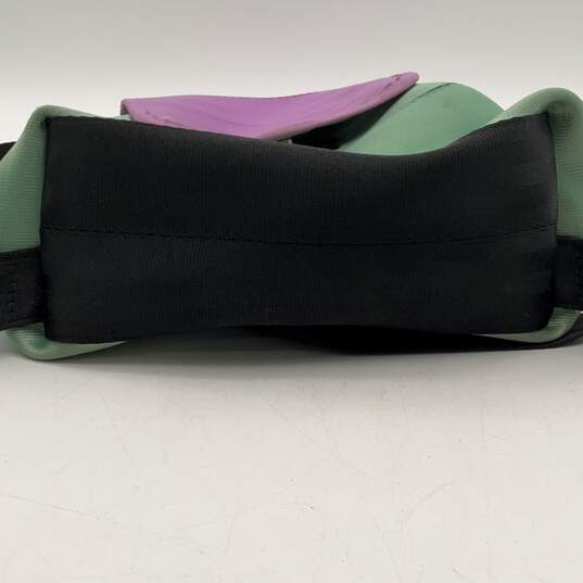 Womens Multicolor Adjustable Shoulder Strap Inner Pocket Convertible Backpack image number 4