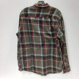 Men's Multicolor Timberland Button Up Shirt Size L alternative image