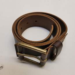 Timberland Genuine Brown Leather Men's Belt Size 32