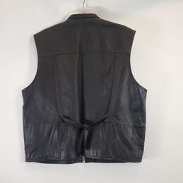 Wilson's Men Black Leather Vest XL alternative image