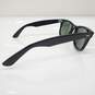 Vintage Bausch & Lomb Ray-Ban BL5024 Original Glossy Black Wayfarer Sunglasses image number 5