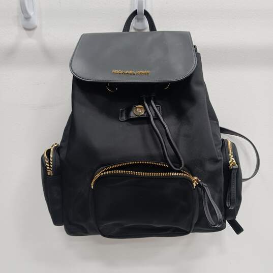 Michael Kors Women's Black Nylon Backpack image number 1