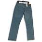 NWT Mens Blue Denim Medium Wash Relaxed Fit Straight Leg Jeans Size 32x32 image number 2