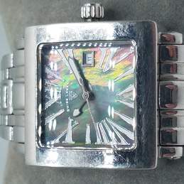 Swiss Legend 1110006132 Colosso Black MOP Stainless Steel Square Case Watch