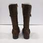 Teva Women's Brown Leather Boots Size 8 image number 5
