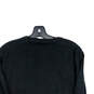 Mens Black Soft Wash Long Sleeve Crew Neck Stretch Pullover T-Shirt Size L image number 4