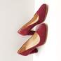 Clarks Women's Kaylin Cara 2 Dusty Red Suede Heel Size 9 image number 3