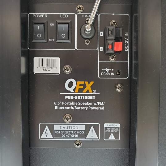 QFX PBX-507100BT 6.5 Inch Portable Speaker For Parts/Repair image number 2