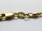 10K Yellow Gold Faceted Ball Margarita Chain Anklet 1.9g image number 5