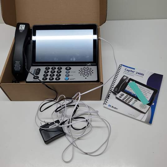 Ultratec CapTel Untested P/R* 2400i Closed Caption Phone Wifi/Bluetooth image number 1