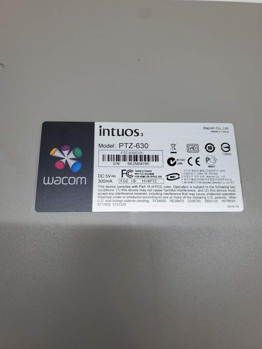 Wacom Intuos Model PTZ-630 Graphics Tablet Untested image number 4