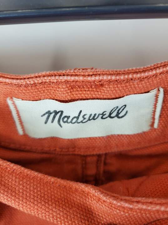 Madewell Women Orange Denim Jeans 29 image number 3