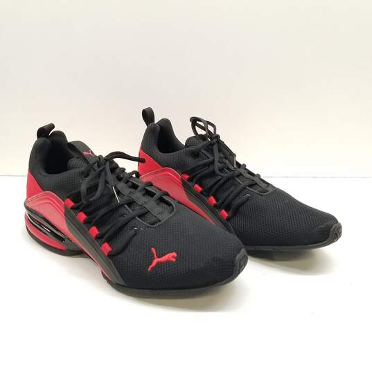Puma Axelion Spark Running Shoes Black Red 12 image number 3