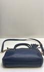 Michael Kors Navy Blue Pebbled Leather Crossbody Bag image number 3