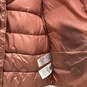NWT Womens Pink Long Sleeve Pockets Hooded Full-Zip Puffer Jacket Size S image number 5